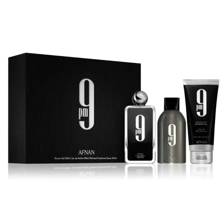 Shishe parfumi Afnan 9 PM set — Eau de Parfum